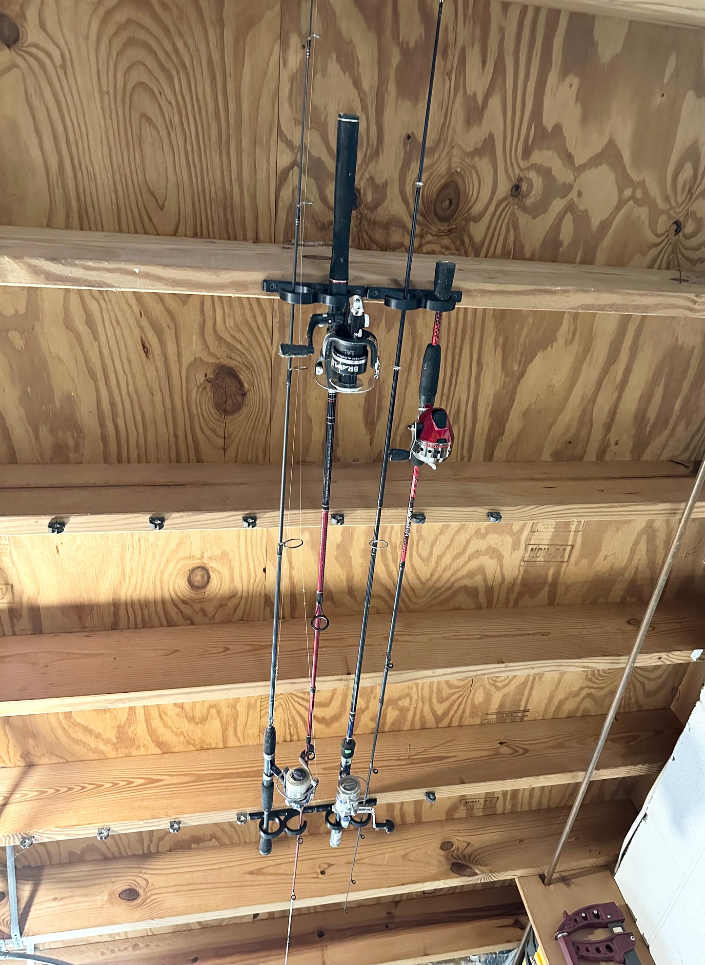 Fishing Pole Ceiling Mount/Wall Mount/Fishing Rod Wall Mount/Set of 2