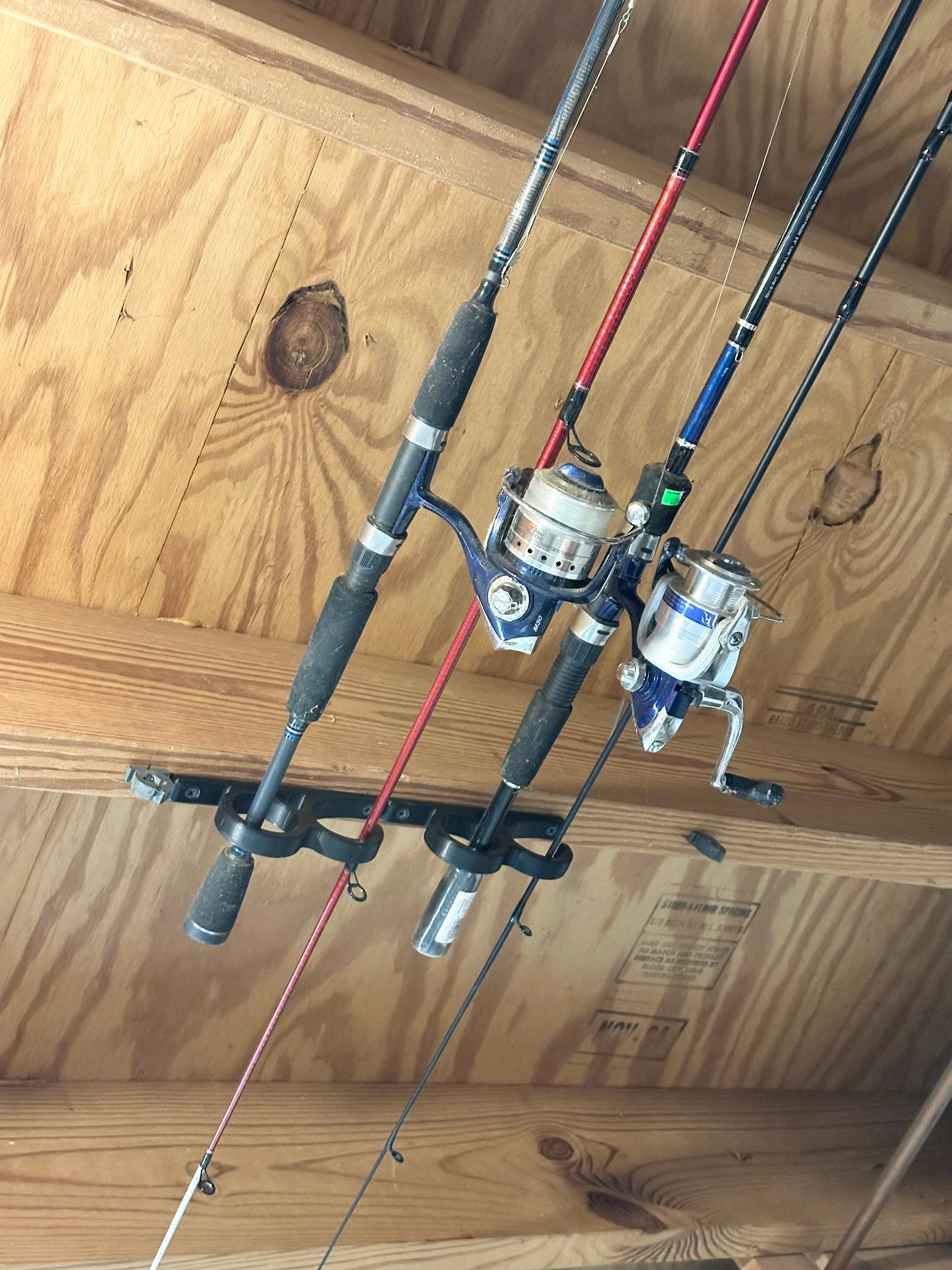 Fishing Pole Ceiling Mount/Wall Mount/Fishing Rod Wall Mount/Set of 2