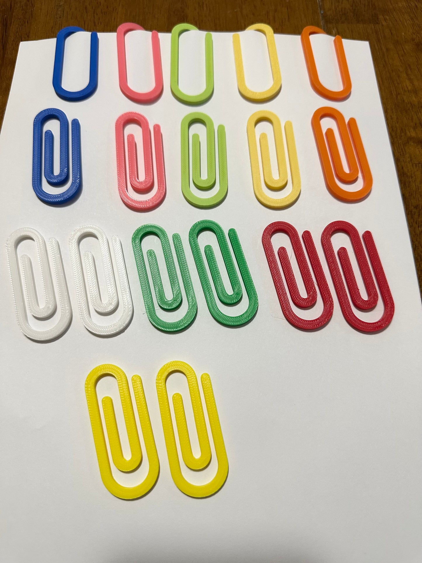 Jumbo Plastic Heavy Duty Paper Clips, Teacher Appreciation Gift, Design for Office Classroom Gift, School Supplies