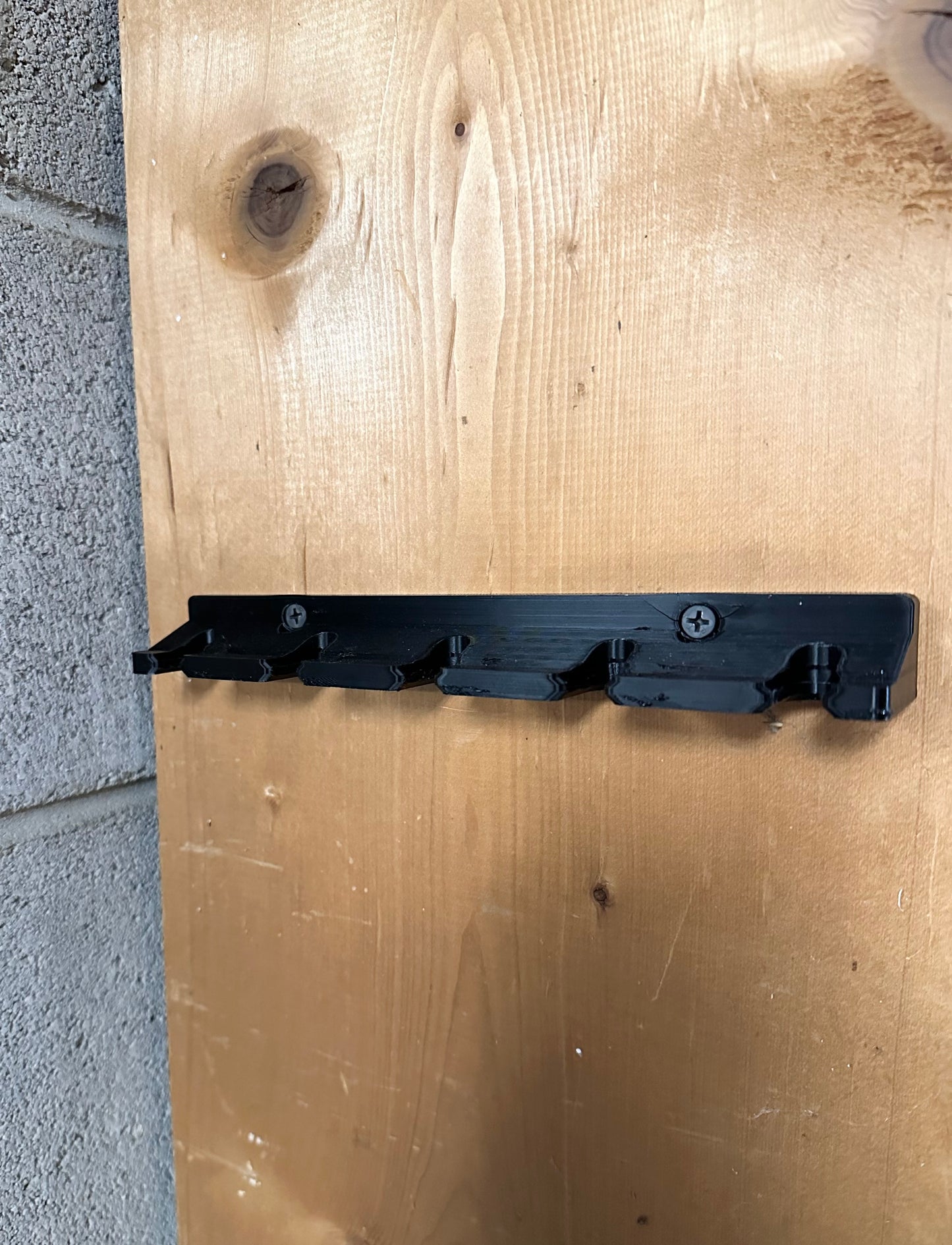 Five Slot Air Tool Holder/ Wall Mount 3D Printed
