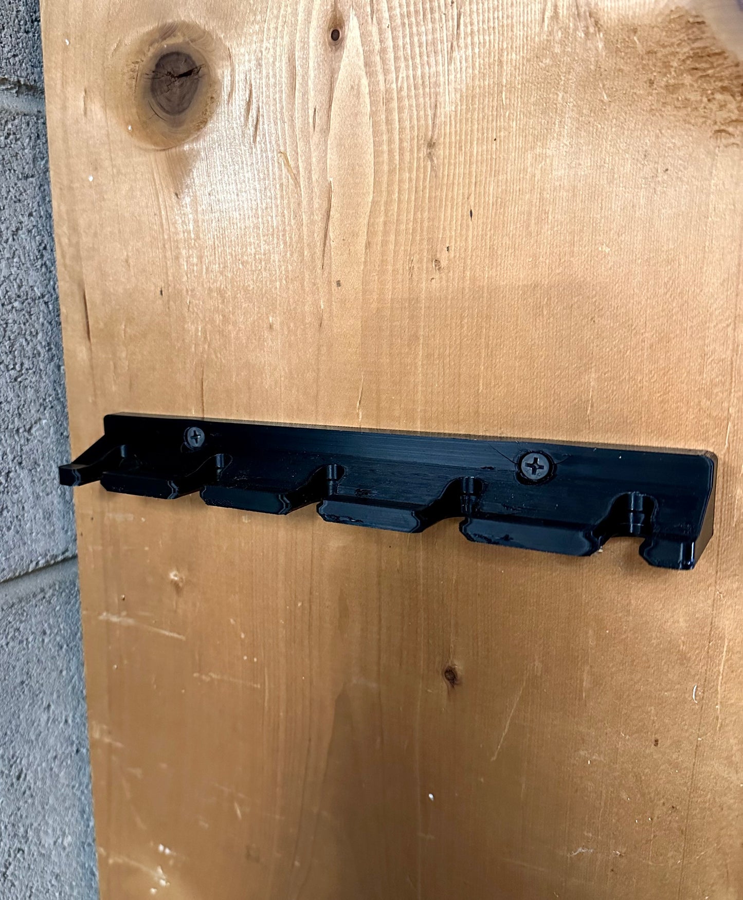 Five Slot Air Tool Holder/ Wall Mount 3D Printed