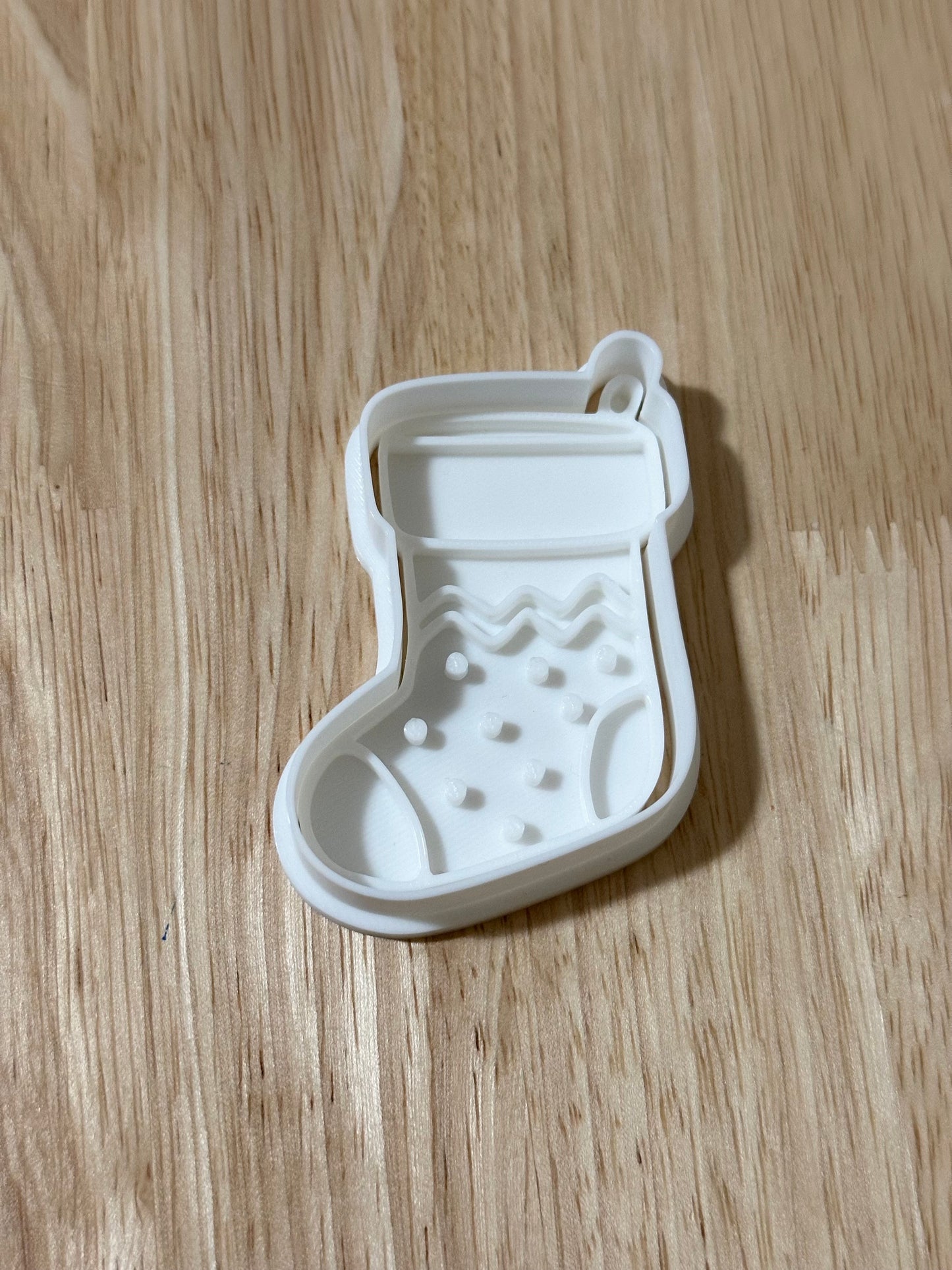 Christmas stocking cookie cutter stamp, Christmas cookies, holiday cookie cutters