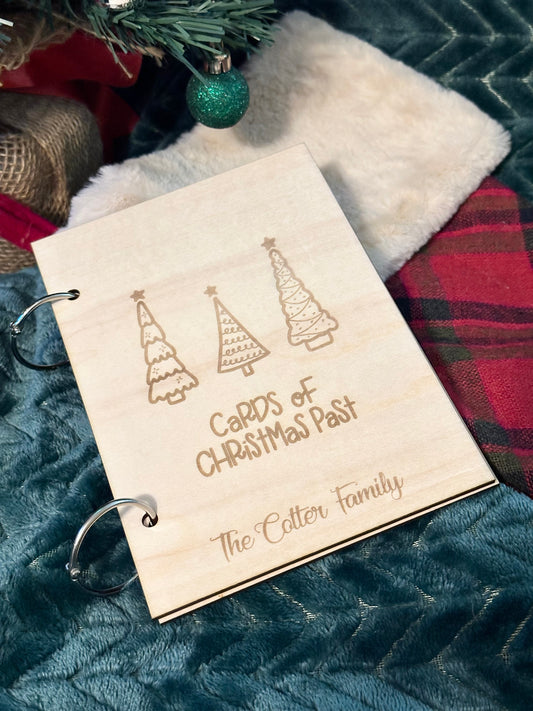 Christmas Card Keeper/ Wood Christmas Card Holder/ Wedding Card Holder/ Cards of Christmas Past/ Card Holder