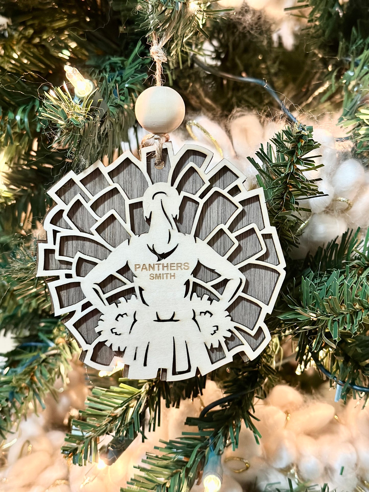 Personalized Custom Cheerleading/Cheerleader Ornament