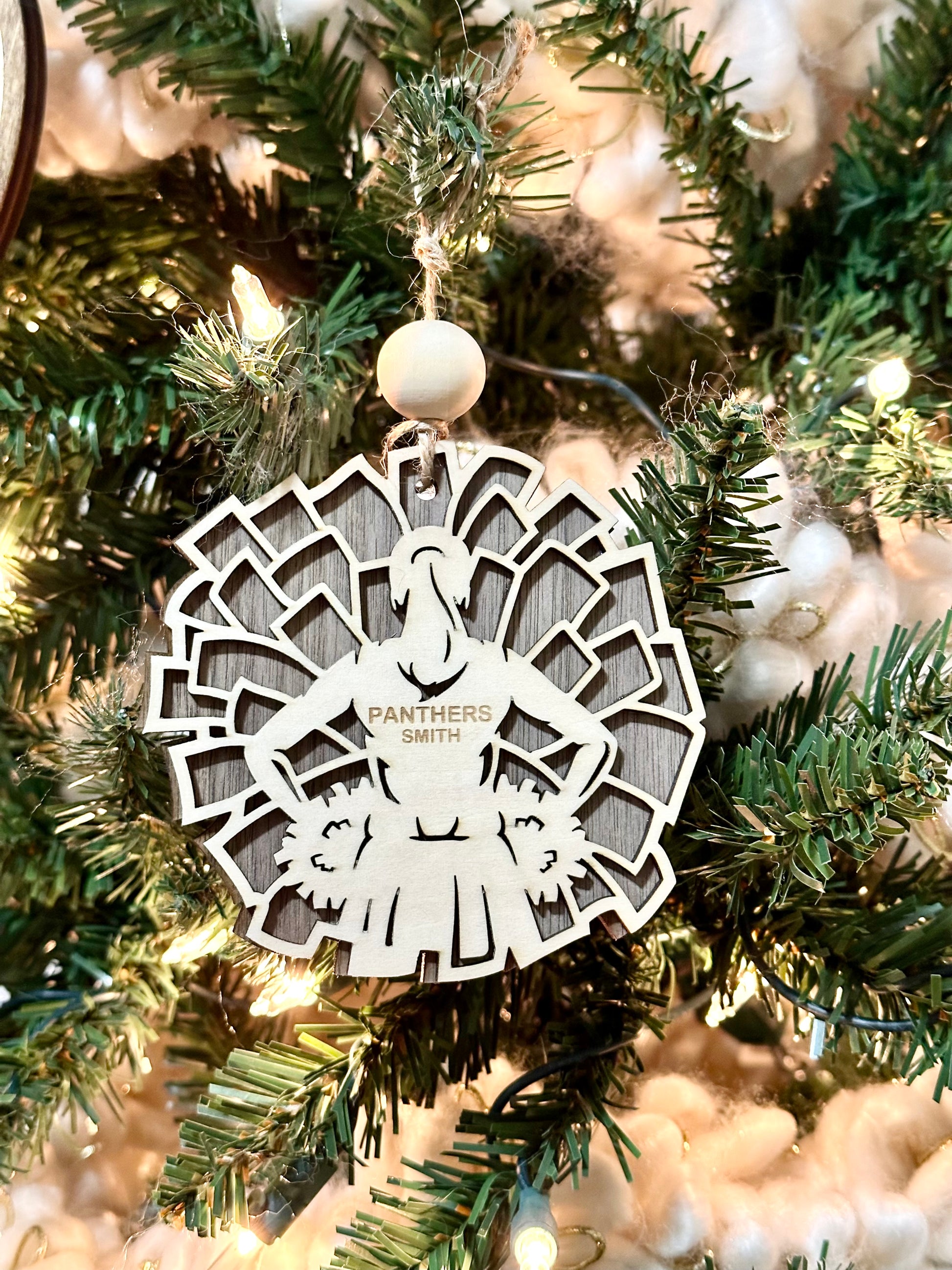 Personalized Custom Cheerleading/Cheerleader Ornament