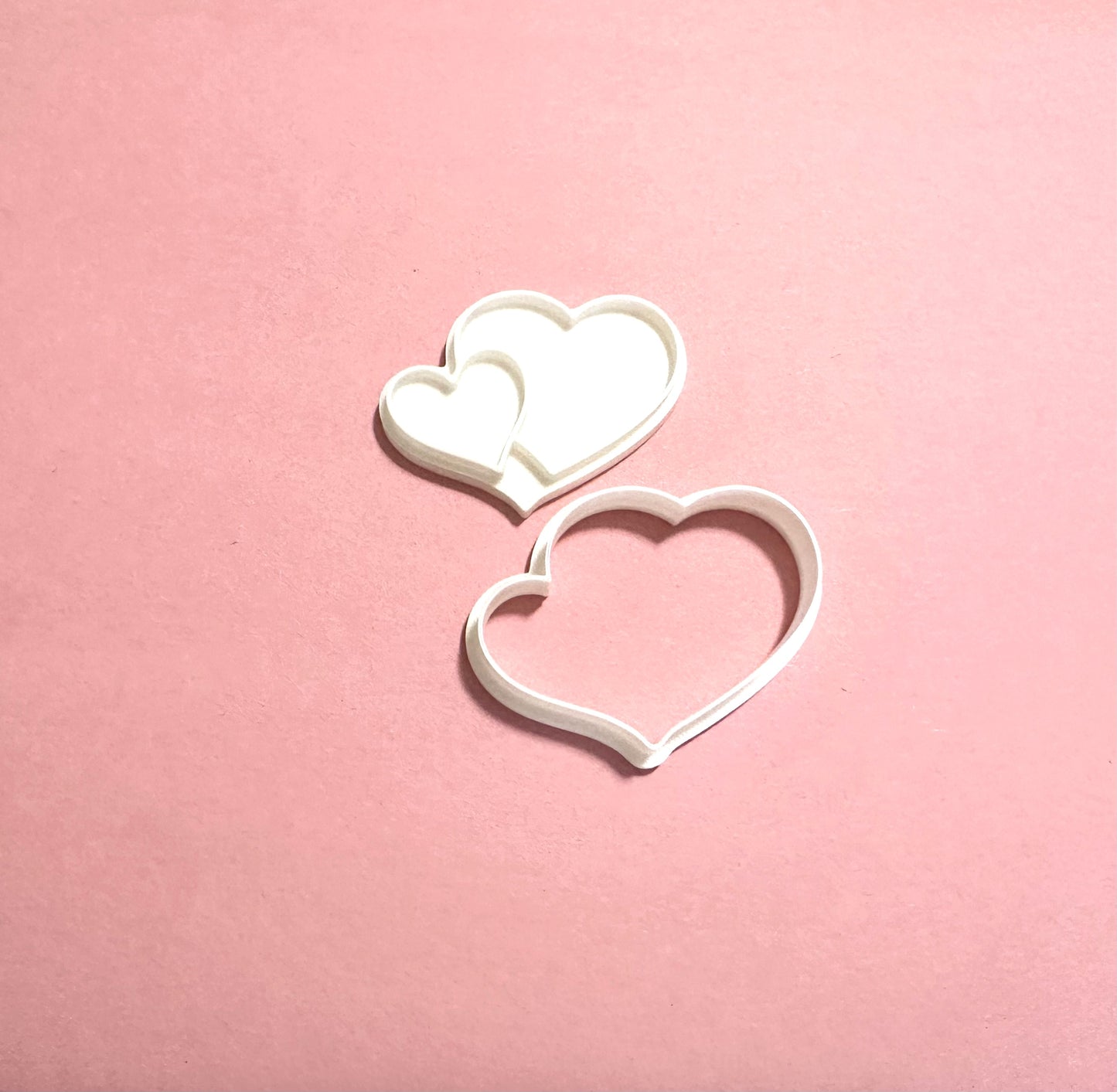 Heart cutter with stamp/ Valentine's Day cookie cutter/Anniversary