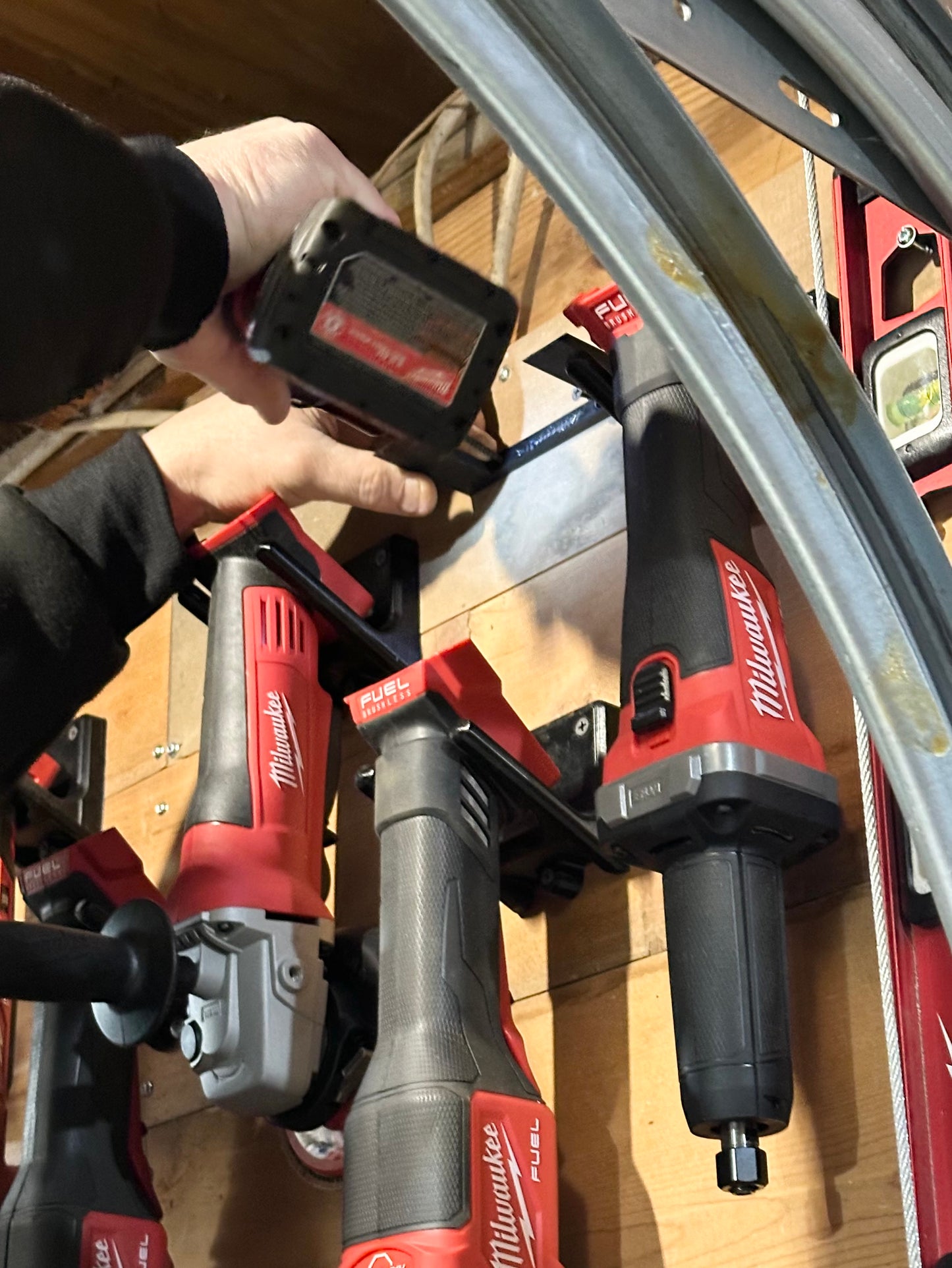 Milwaukee Bit Box Wall Mounts 3D Printed