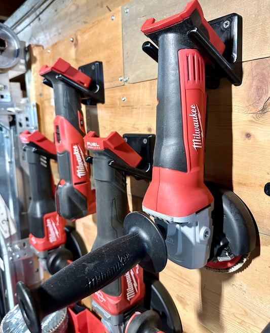 Milwaukee Grinder, End Grinder, Multitool Wall Mount 3D Printed