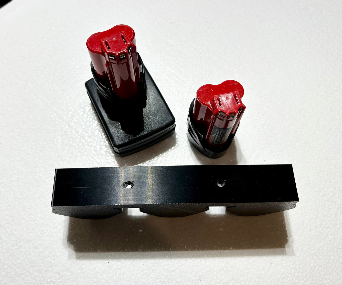 Milwaukee M12 Triple Battery Wall Mount 3D Printed