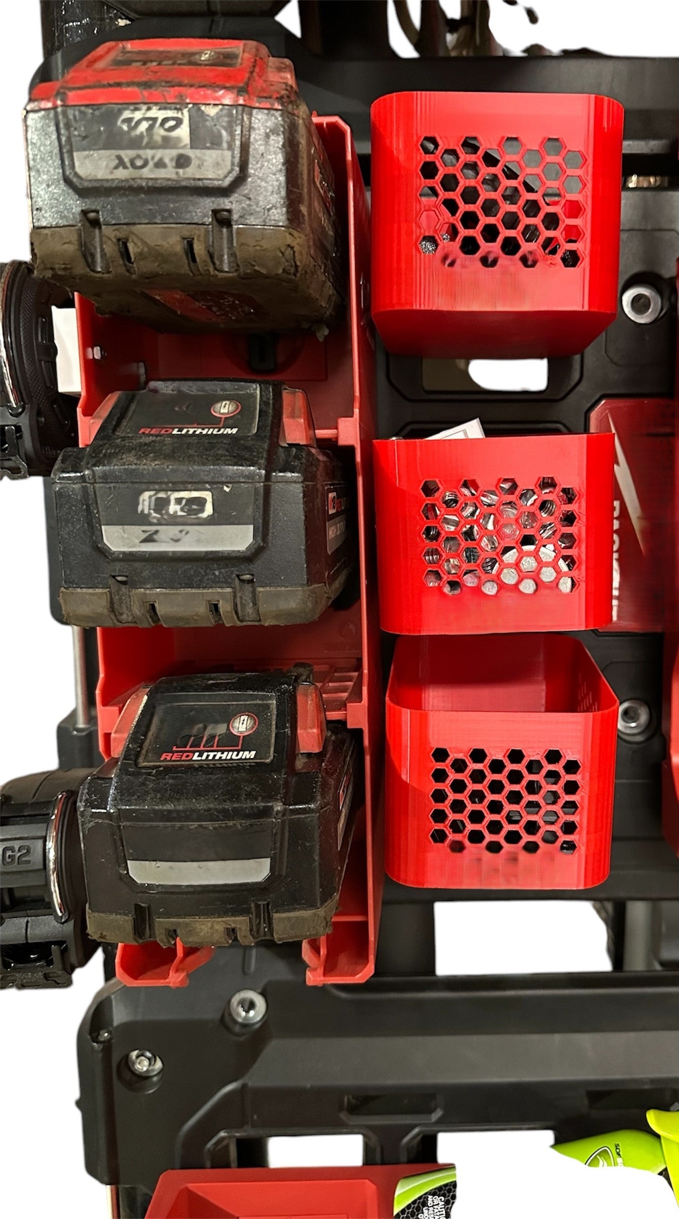 Milwaukee Packout small crate/Small Crate holder attaches to Milwaukee Packout