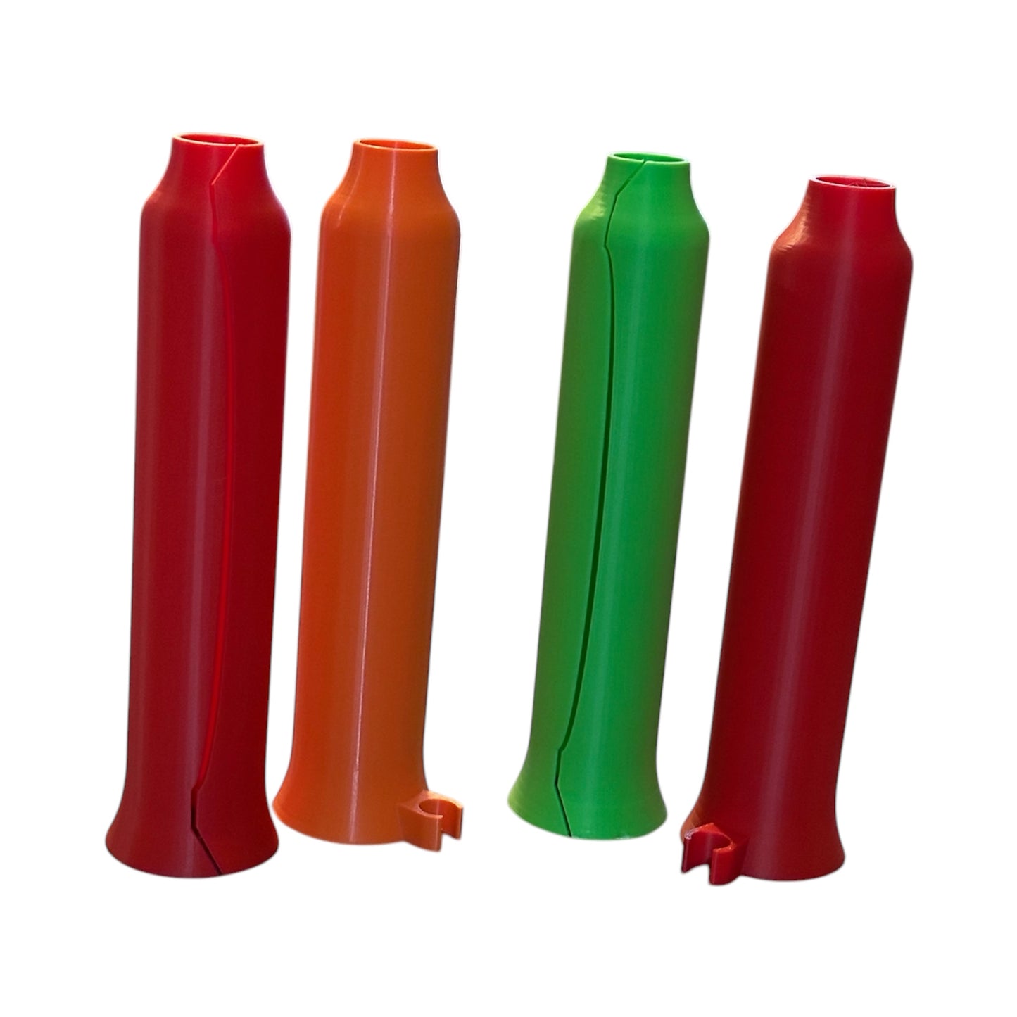 Fishing Rod Cover for Alabama Umbrella Rig, Red Protective Holder with hook