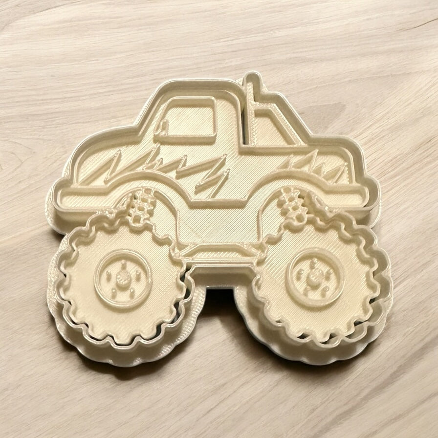Monster Truck Cookie Cutter, Monster truck birthday