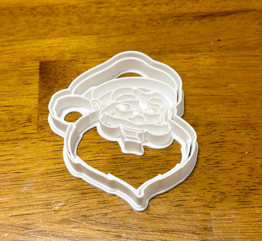 Santa Claus cookie cutter stamp/Christmas cookie cutter