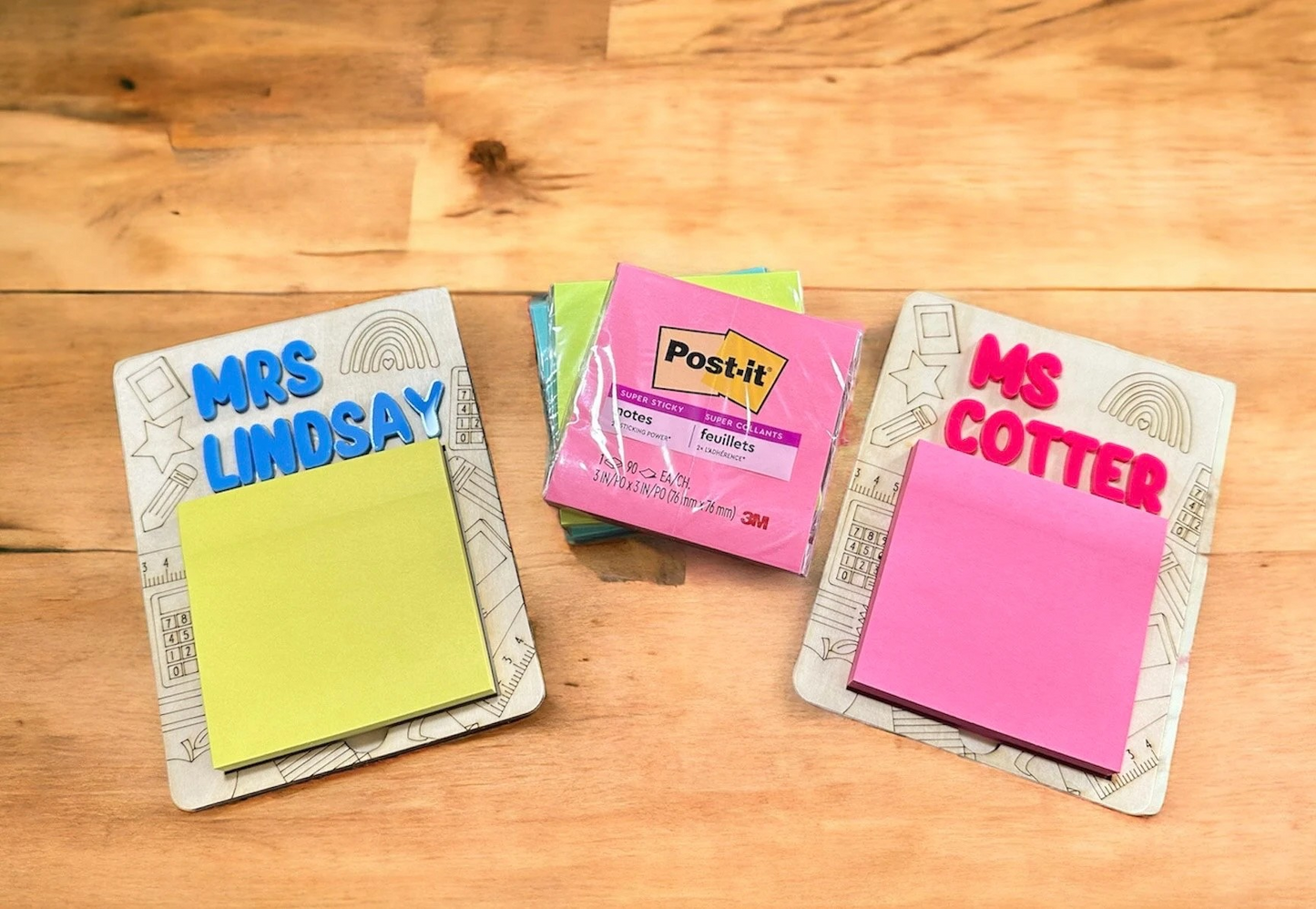 Teacher Gift Post it Note Holder
