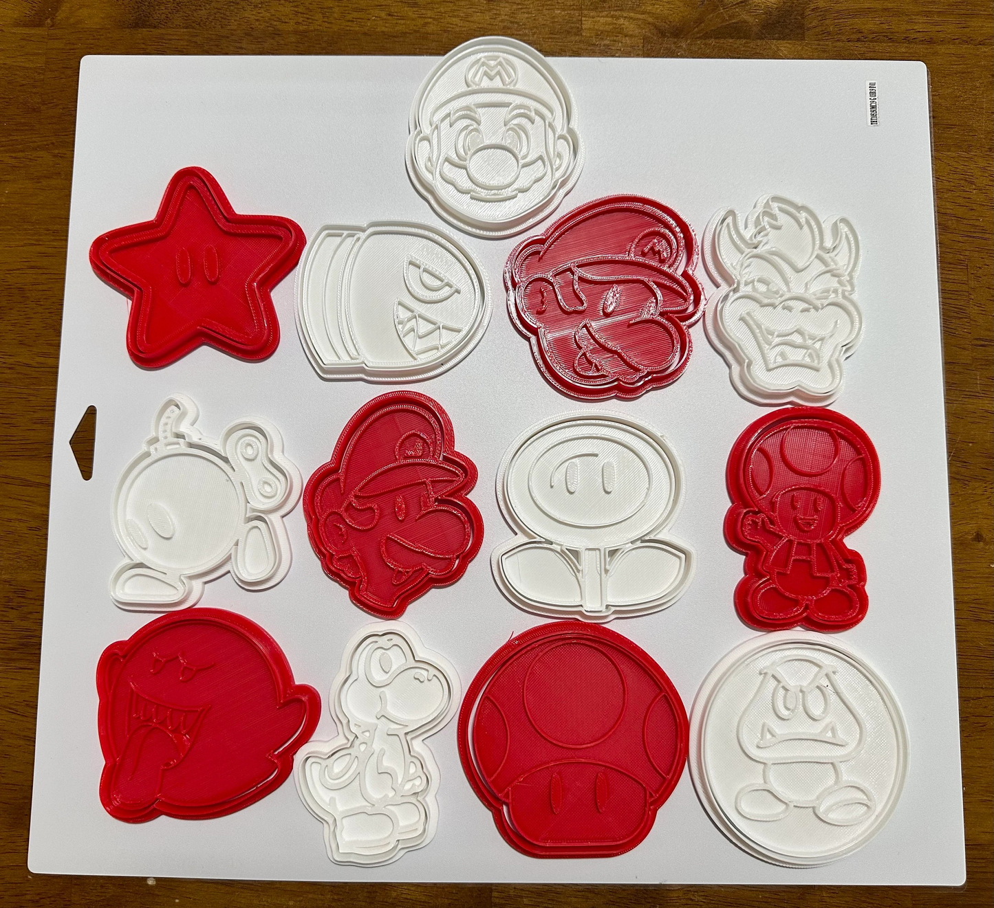 Super Mario inspired cookie cutter set/set of 13