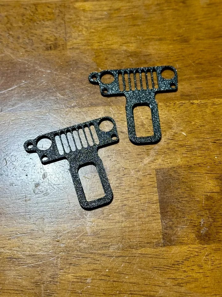 2 Universal Jeep design Car Seat Belt Clips/ keychain/smaller size