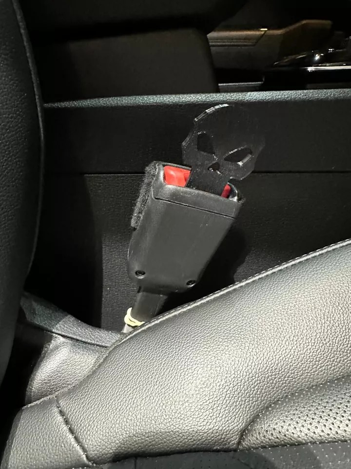 2 Universal Car Seat Belt Buckle Clip /keychain