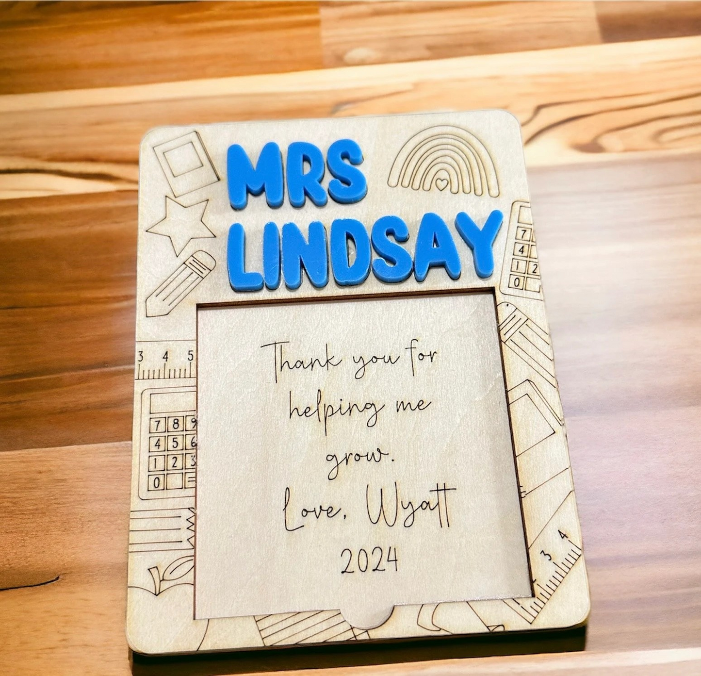 Teacher Gift Post it Note Holder