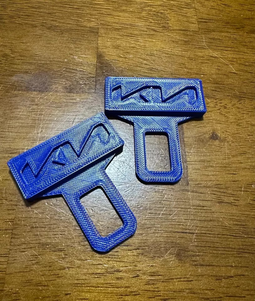 2 Universal Car Seat Belt Buckle Clip Kia Design /keychain Kia