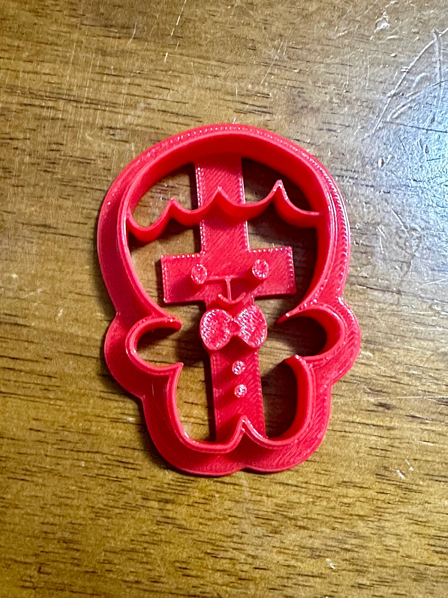 Gingerbread boy puffy cookie cutter/ stamp