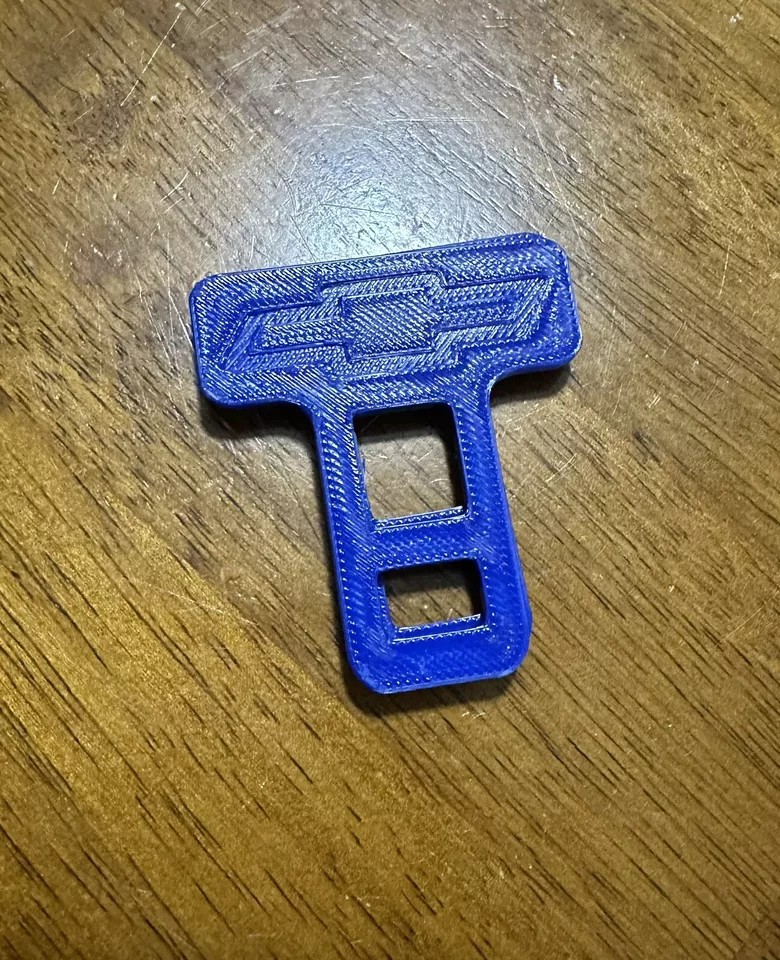 2 Universal Car Seat Belt Buckle Clip Chevy Design /keychain Chevy