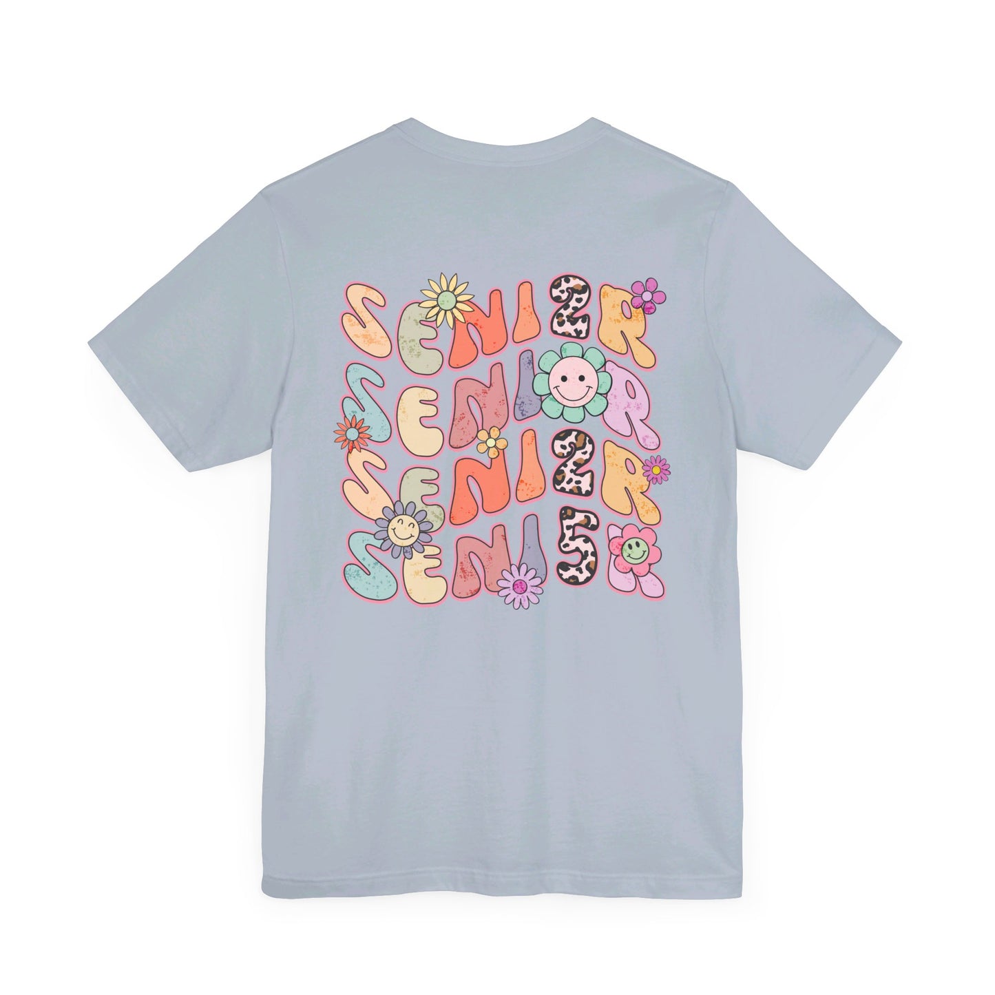 Senior 2025 Bella Canvas Unisex Garment-Dyed T-shirt/Front and back design/Senior 2025/Class of 2025/Graduation class of 2025/gift for her