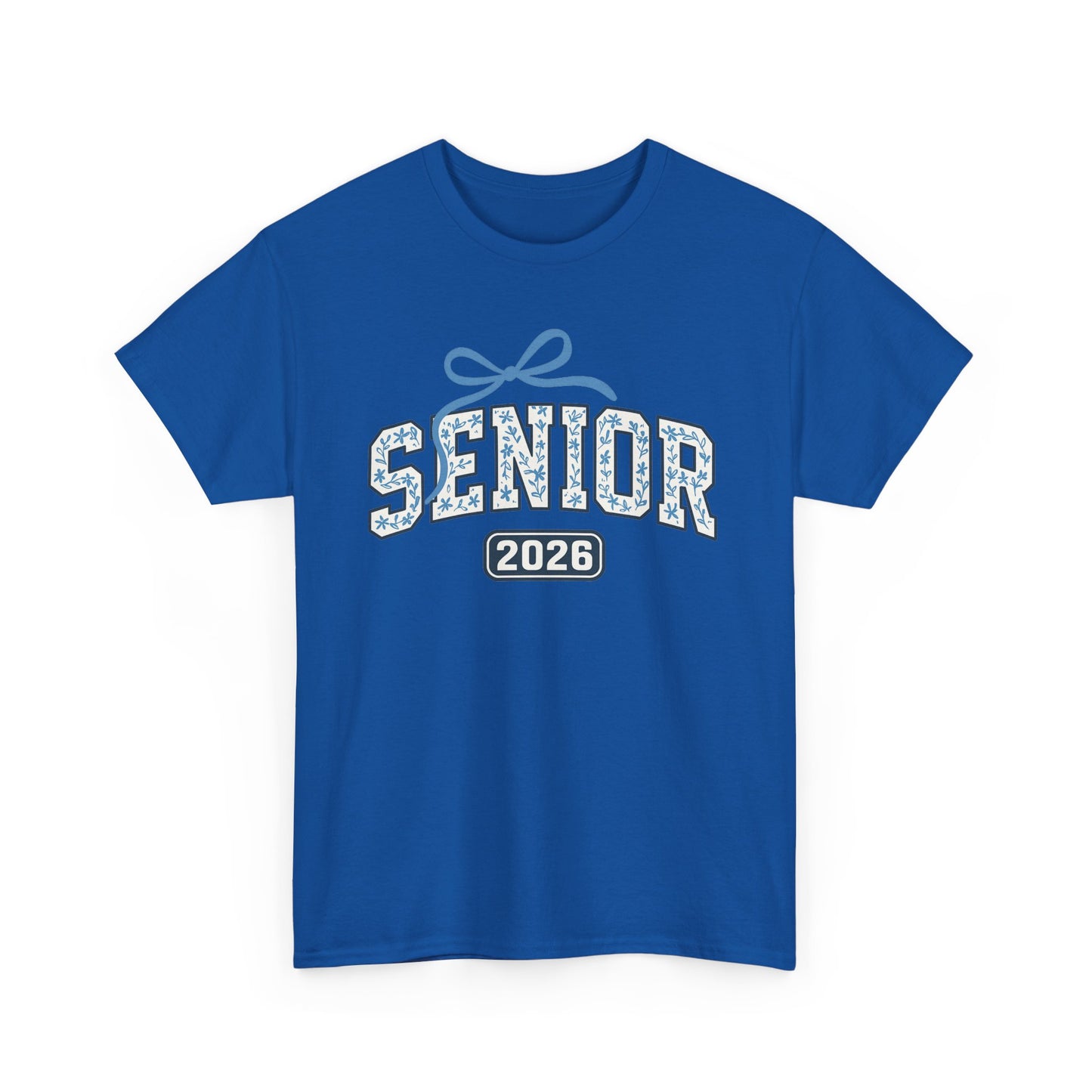 Senior 2026 Unisex Heavy Cotton Tee, Graduation Shirt, Class of 2026, Trendy Tee, School Spirit Wear, Gift for Seniors