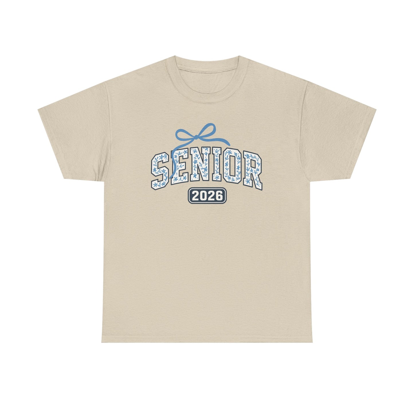 Senior 2026 Unisex Heavy Cotton Tee, Graduation Shirt, Class of 2026, Trendy Tee, School Spirit Wear, Gift for Seniors