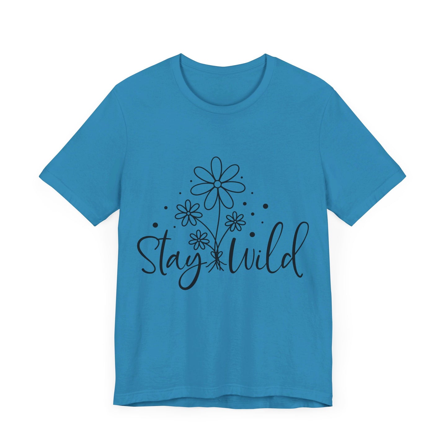 Stay Wild Jersey Short Sleeve Tee