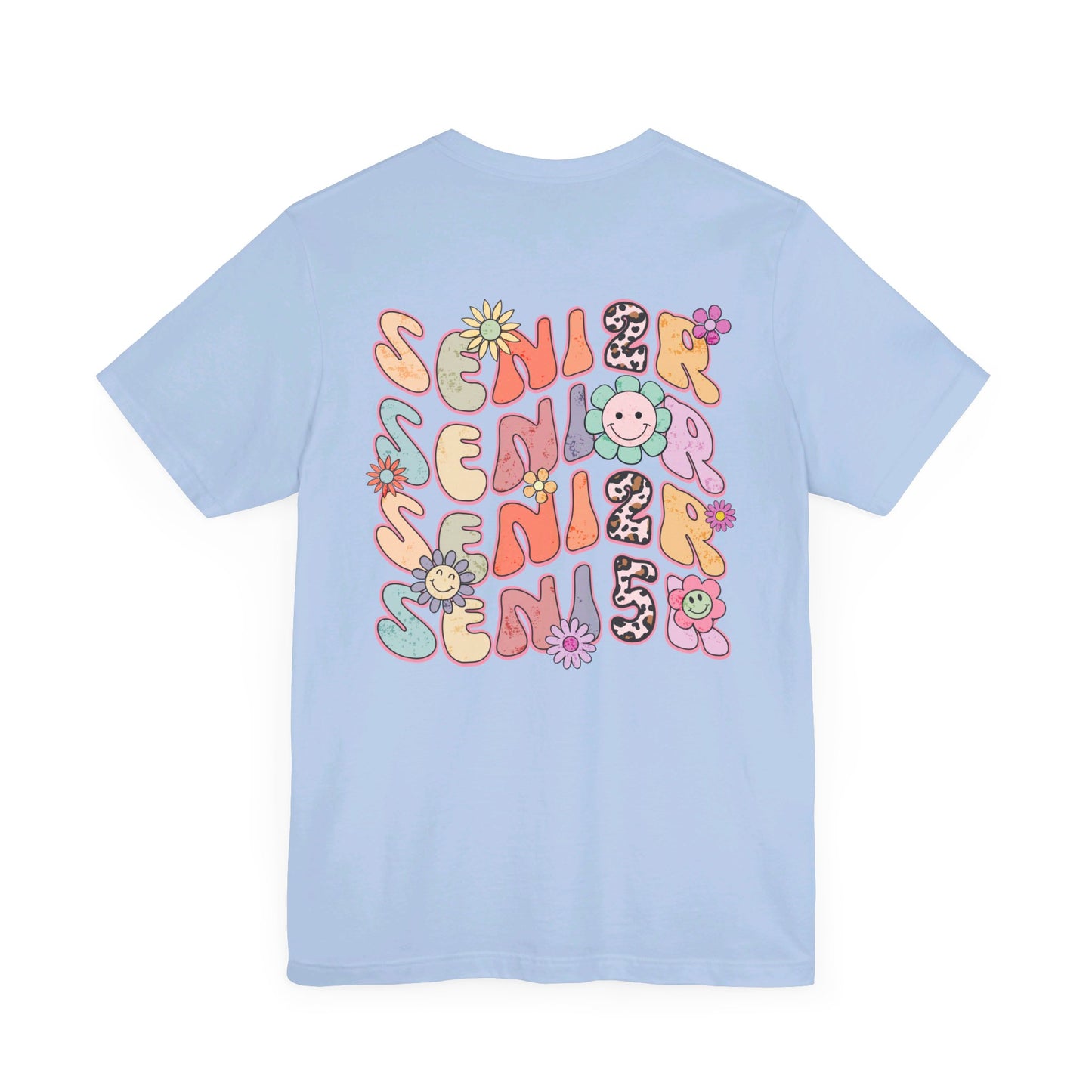 Senior 2025 Bella Canvas Unisex Garment-Dyed T-shirt/Front and back design/Senior 2025/Class of 2025/Graduation class of 2025/gift for her
