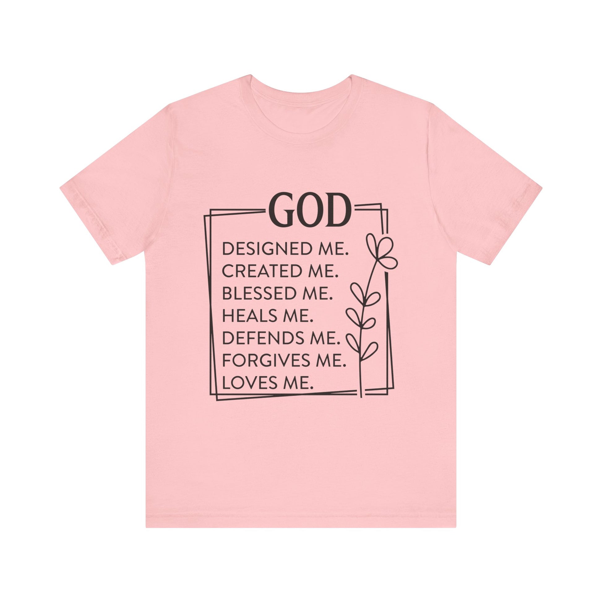 God Designed Me Jersey Short Sleeve Tee