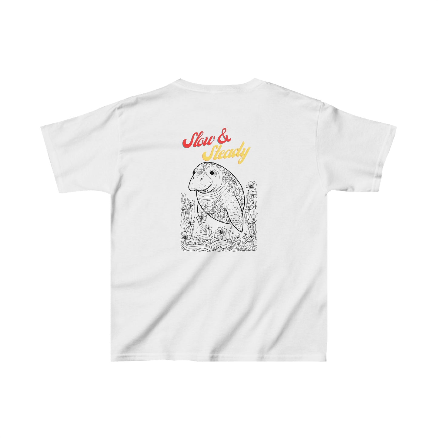 Manatee Unisex kids Heavy Cotton Tee/ Earth Day shirt