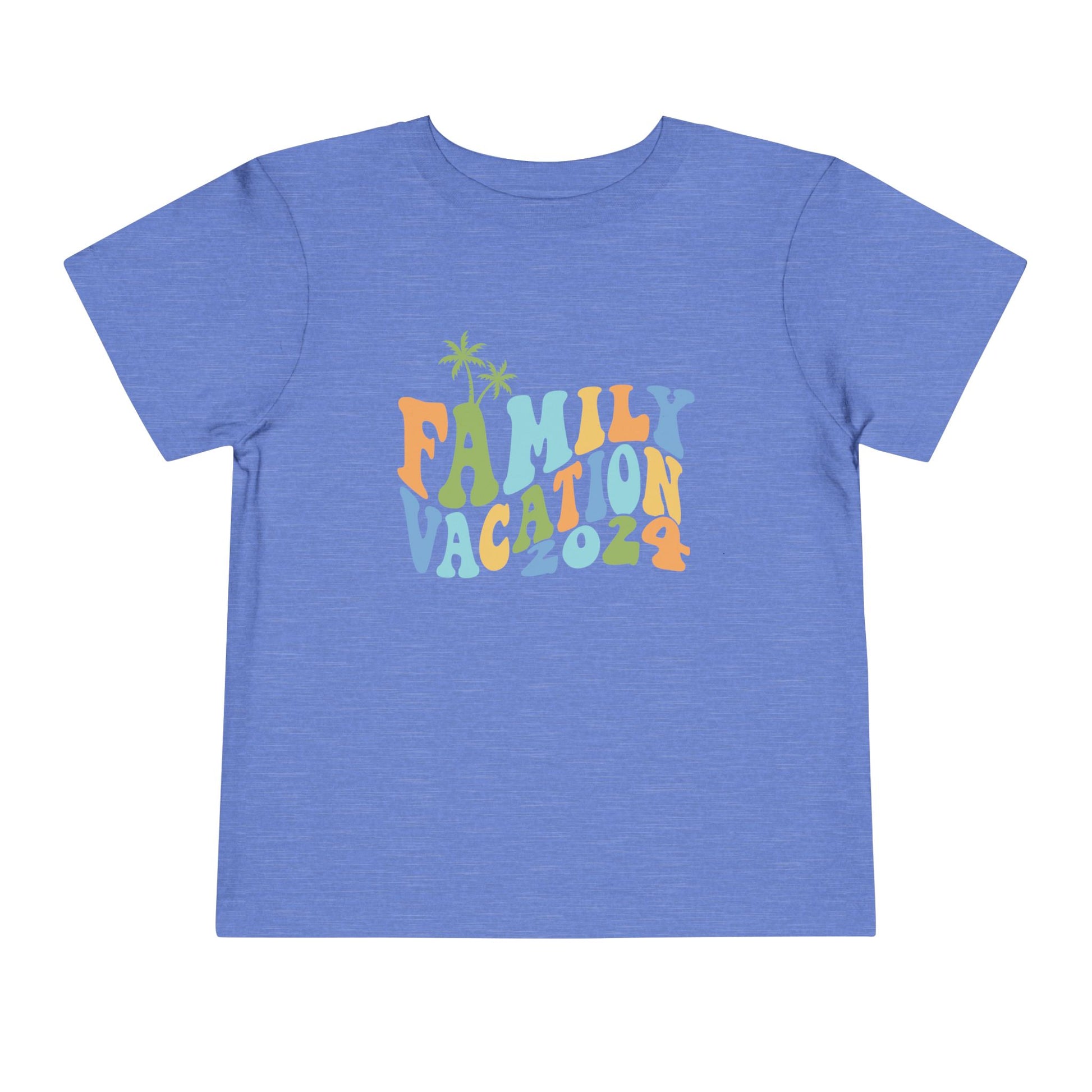 Family Vacation 2024 Matching Toddler Short Sleeve Tee