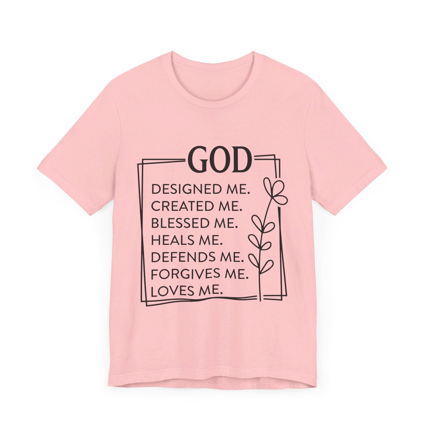 God Designed Me Jersey Short Sleeve Tee