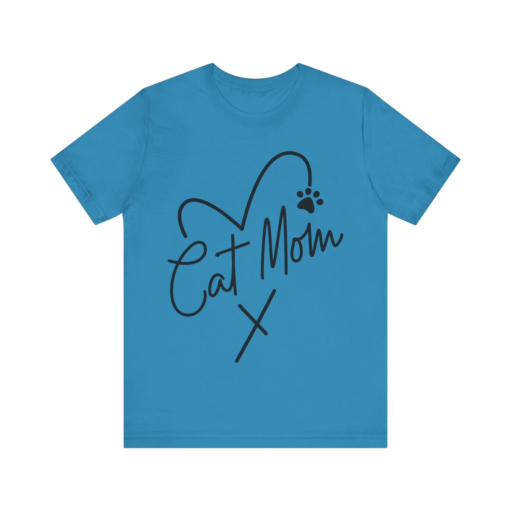 Cat Mom Short Sleeve T-Shirt