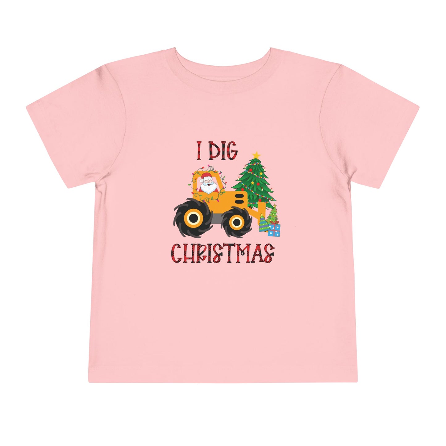 I Dig Christmas Toddler Short Sleeve Tee/Christmas Toddler Tee