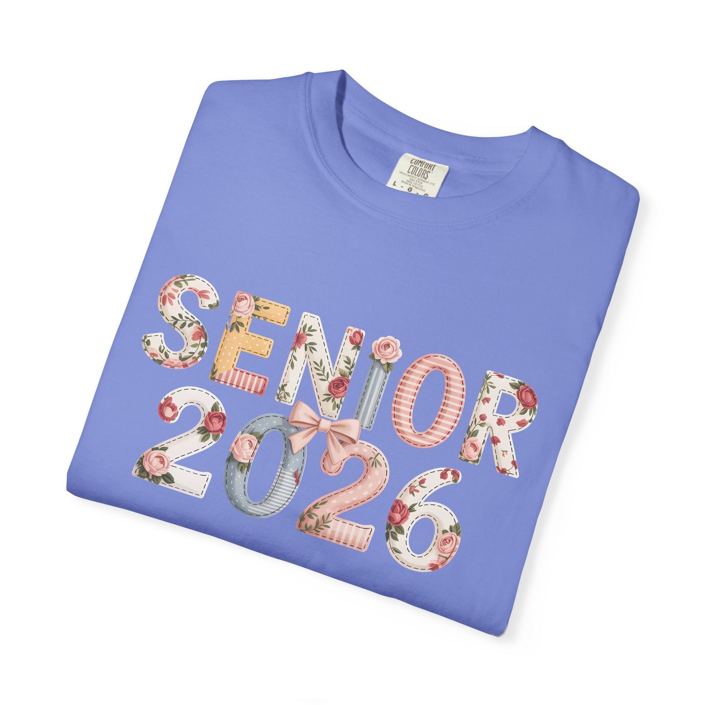 Senior 2026 Garment-Dyed T-shirt, Unisex Graduation Tee - Class of 2026 Apparel, Senior Shirt