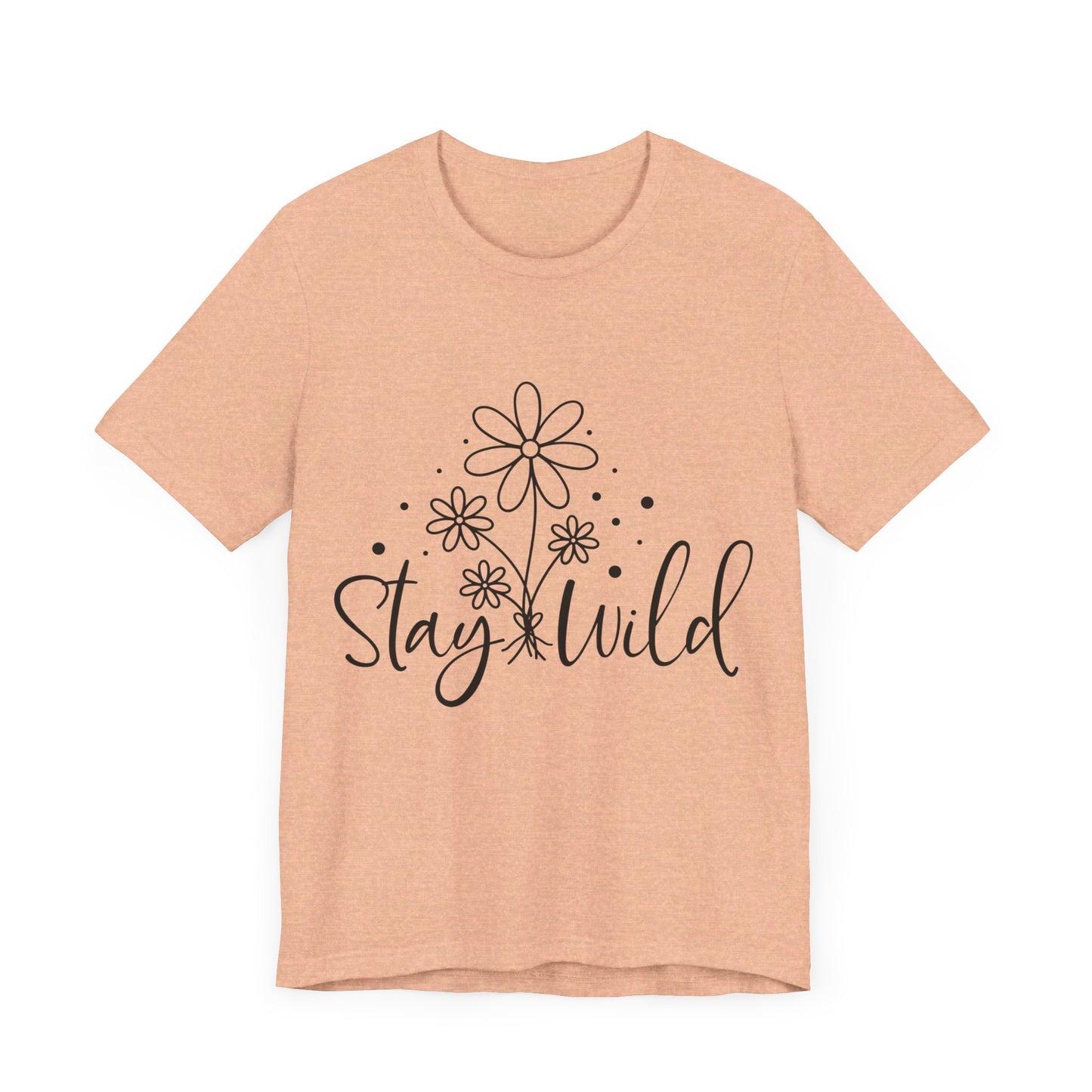 Stay Wild Jersey Short Sleeve Tee
