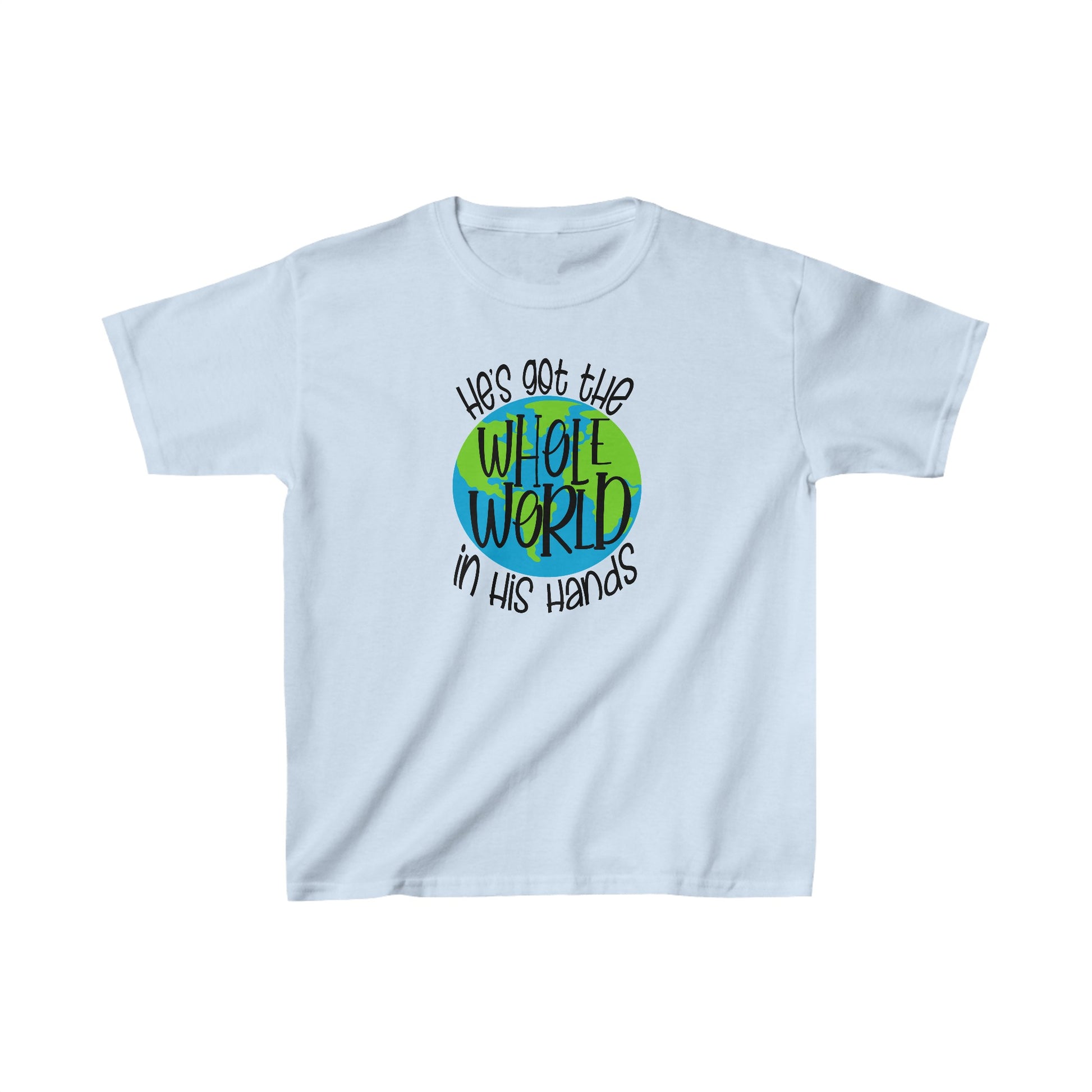 He's got the whole world in his hands Kids Cotton™ Tee