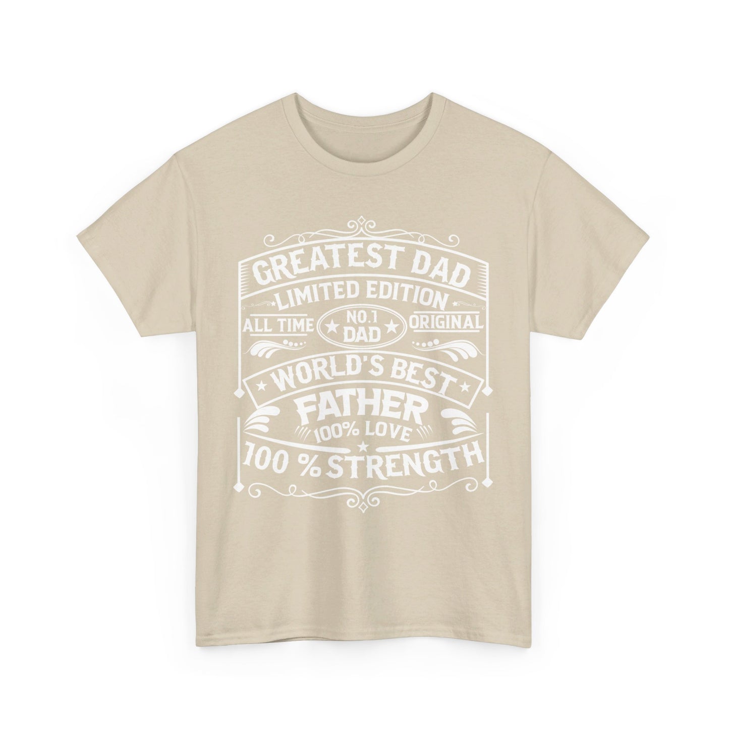 Greatest Dad Unisex Heavy Cotton Tee