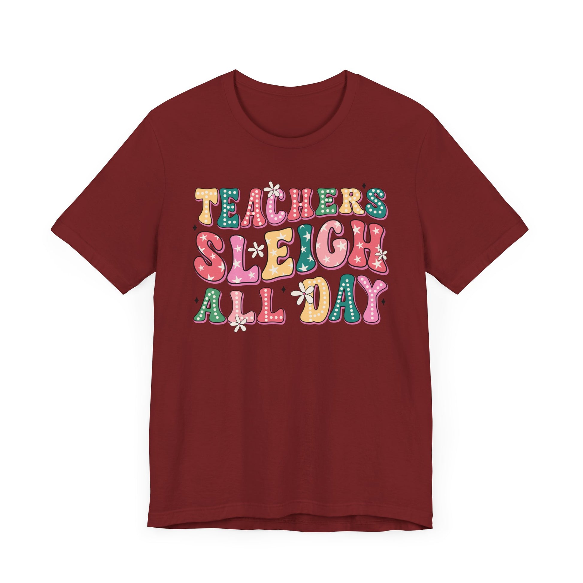 Teachers Sleigh All Day Jersey Short Sleeve Tee