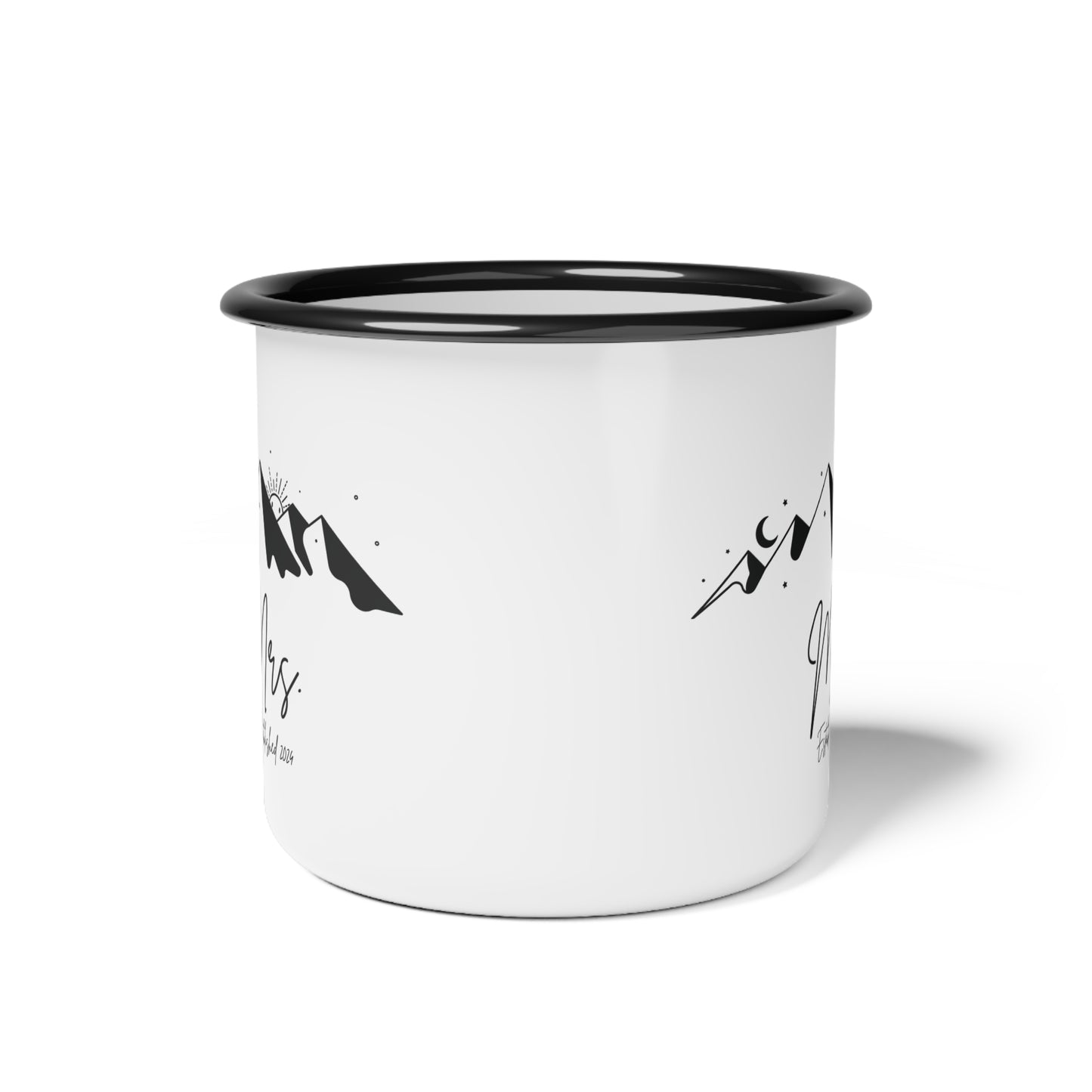 Mrs. Est. 2024 Mountains Camp Coffee Mugs 