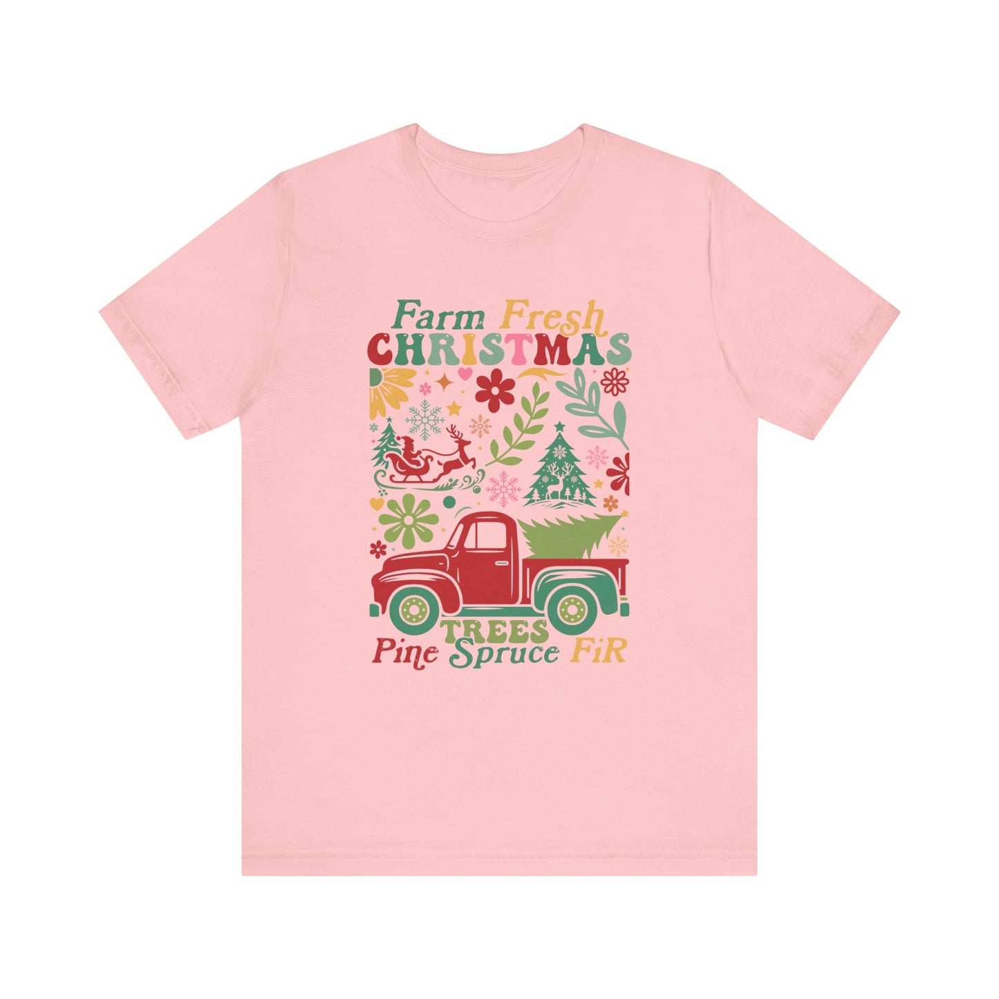 Farm Fresh Retro Jersey Short Sleeve Bella Canvas Tee