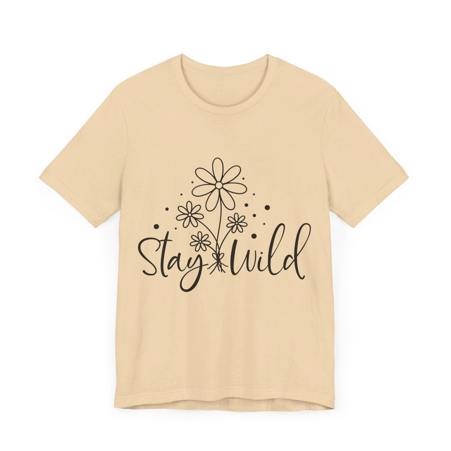 Stay Wild Jersey Short Sleeve Tee