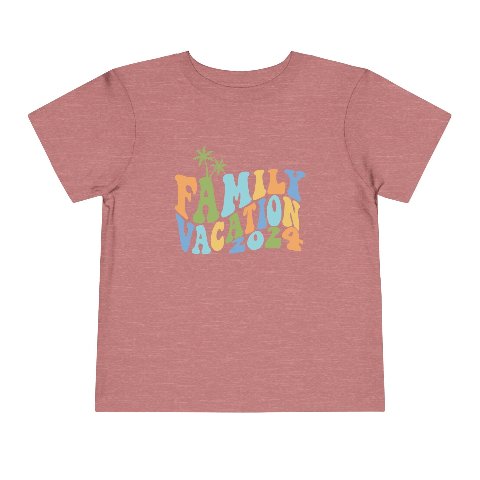 Family Vacation 2024 Matching Toddler Short Sleeve Tee