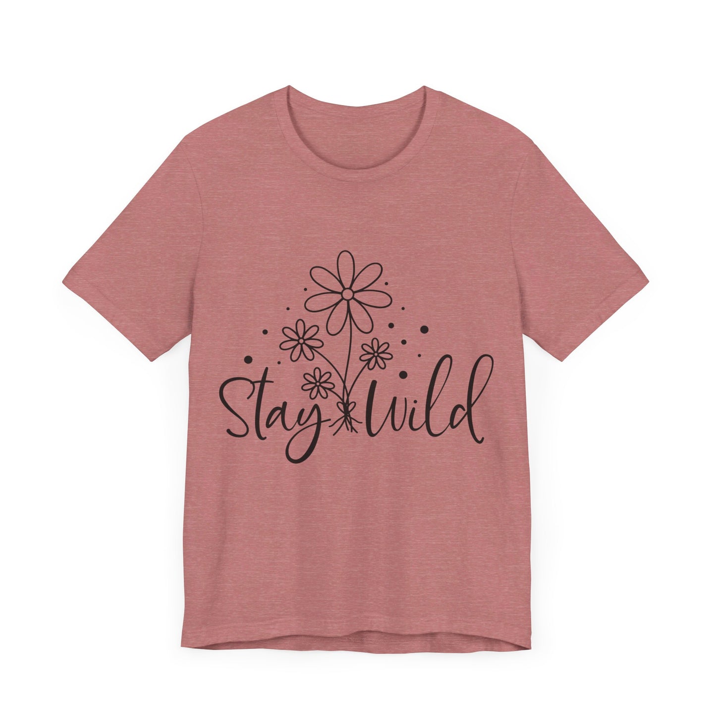Stay Wild Jersey Short Sleeve Tee