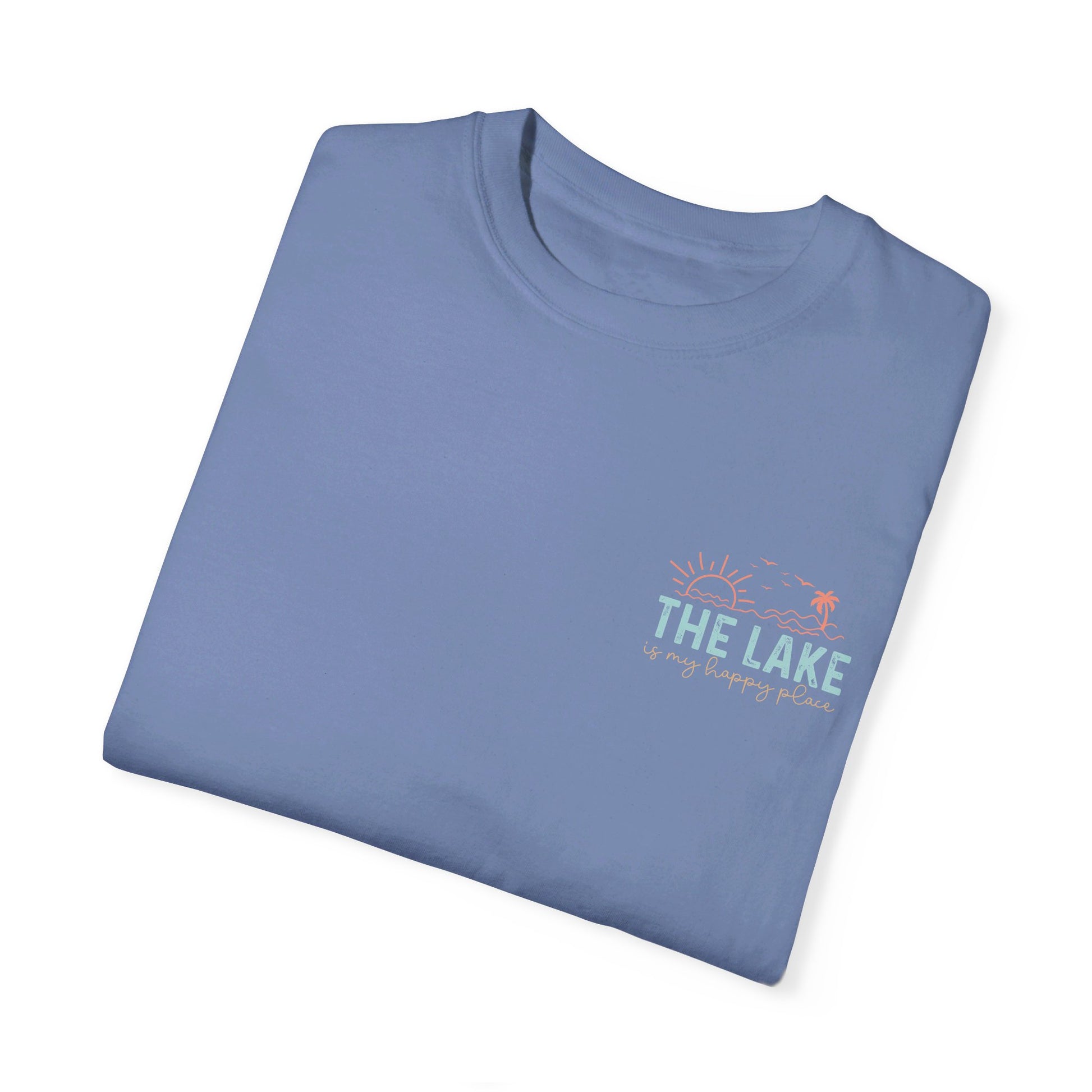 Lake Days Comfort Color T-shirt/ Front & Back Design