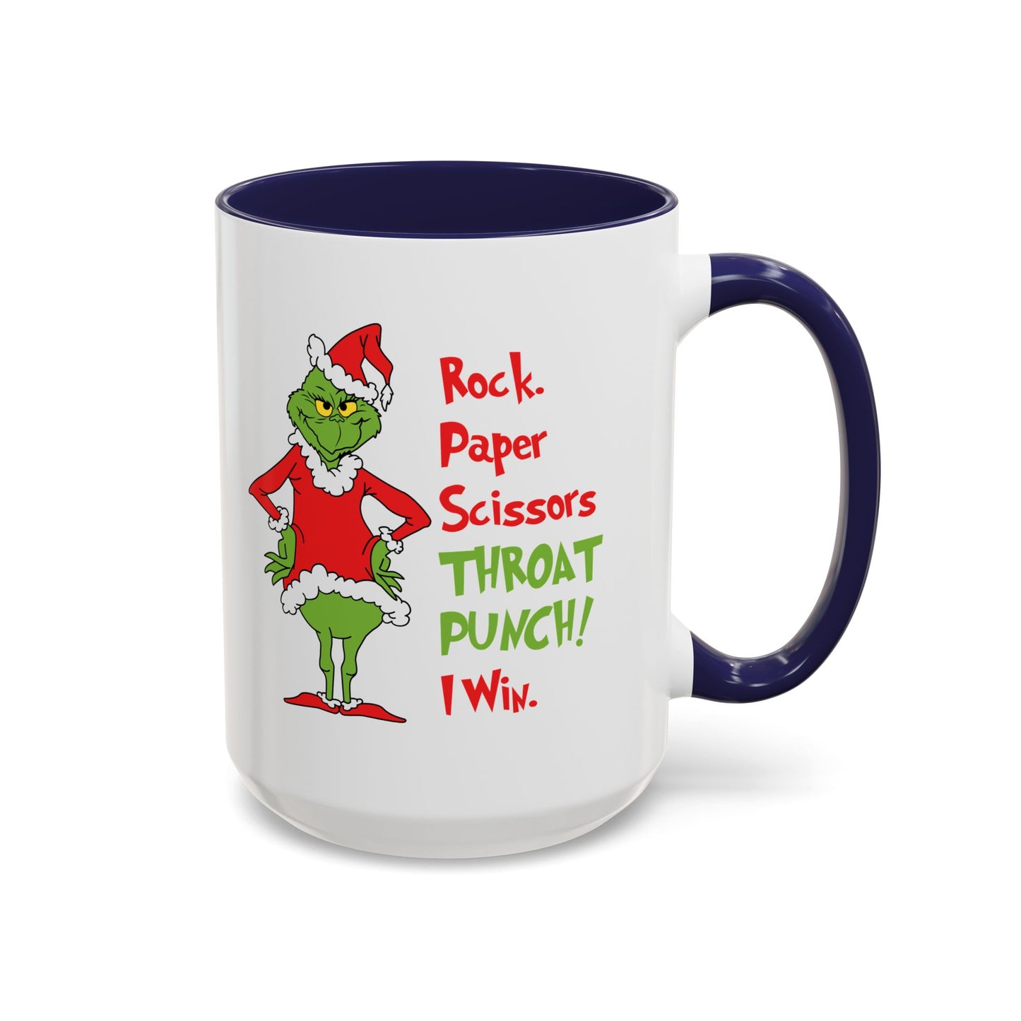 Grinch Accent Coffee Mug (11 oz) /Holiday Mug/ Holiday Coffee Mug/ Funny Holiday Mug