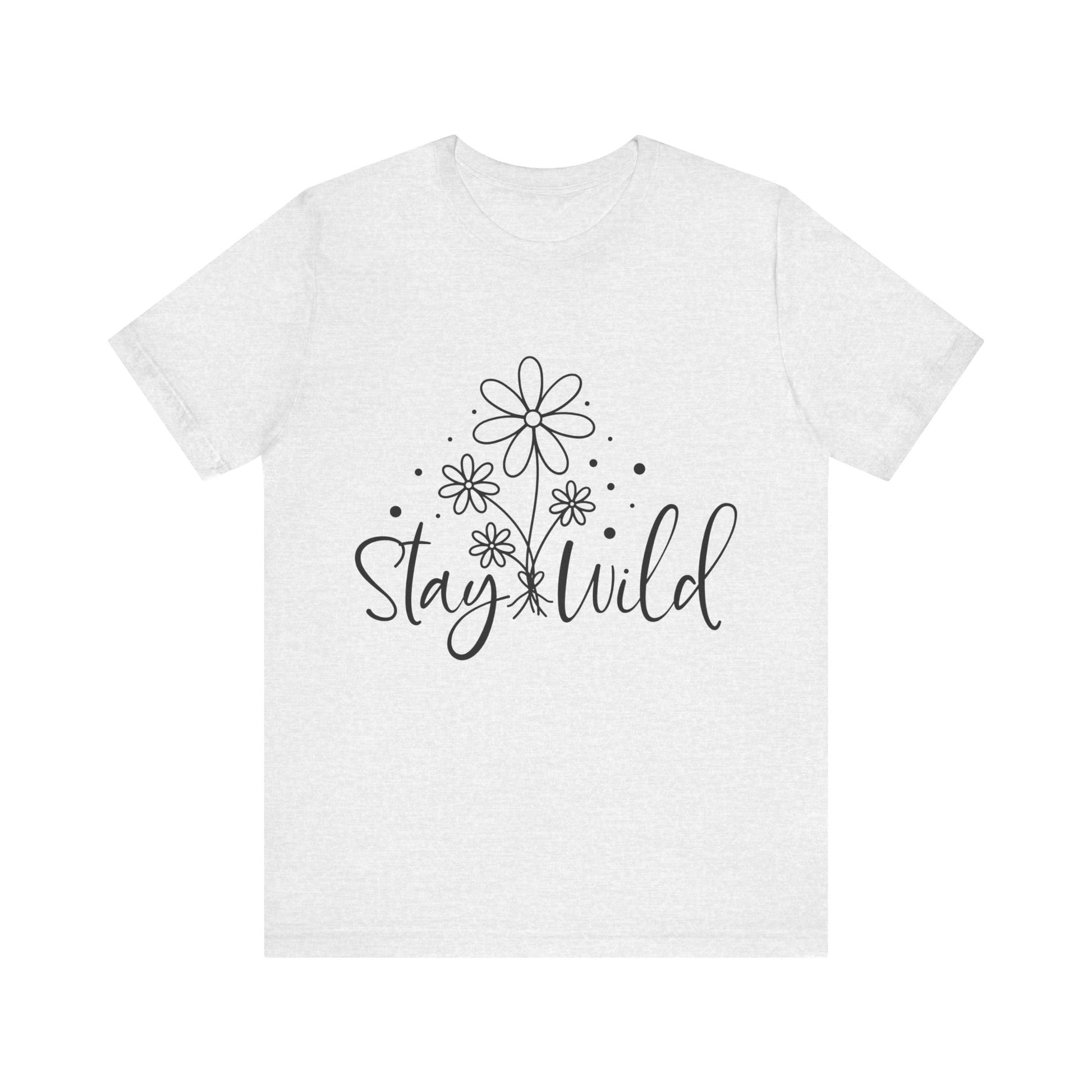Stay Wild Jersey Short Sleeve Tee