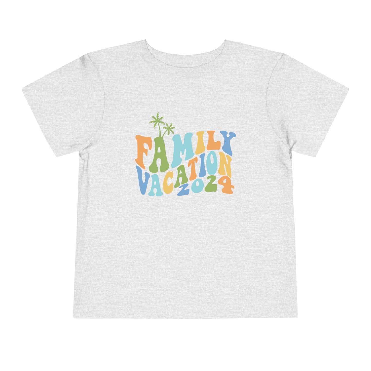 Family Vacation 2024 Matching Toddler Short Sleeve Tee